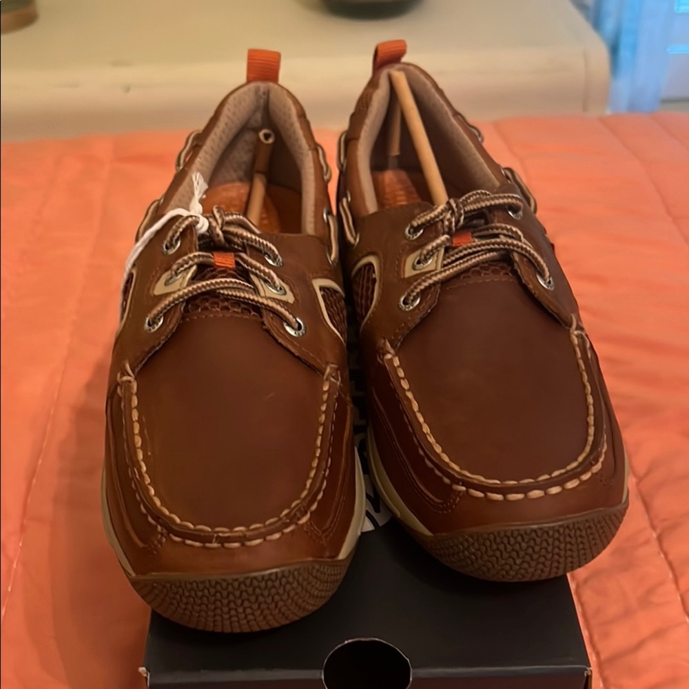 Sperry Men's Tan Leather Boat Shoes